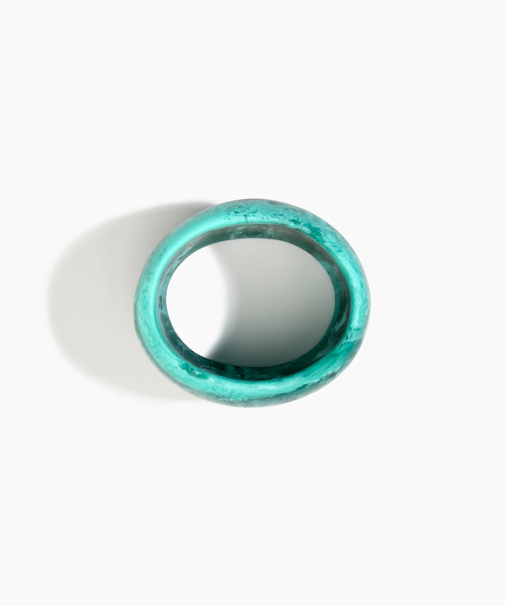 Large Organic Oval Bangle