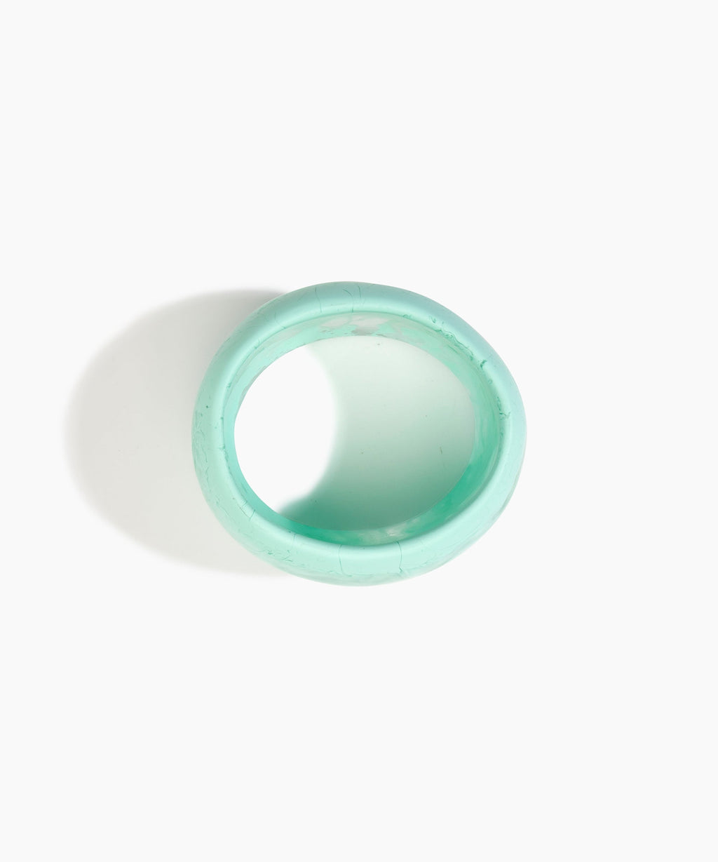 Large Organic Oval Bangle