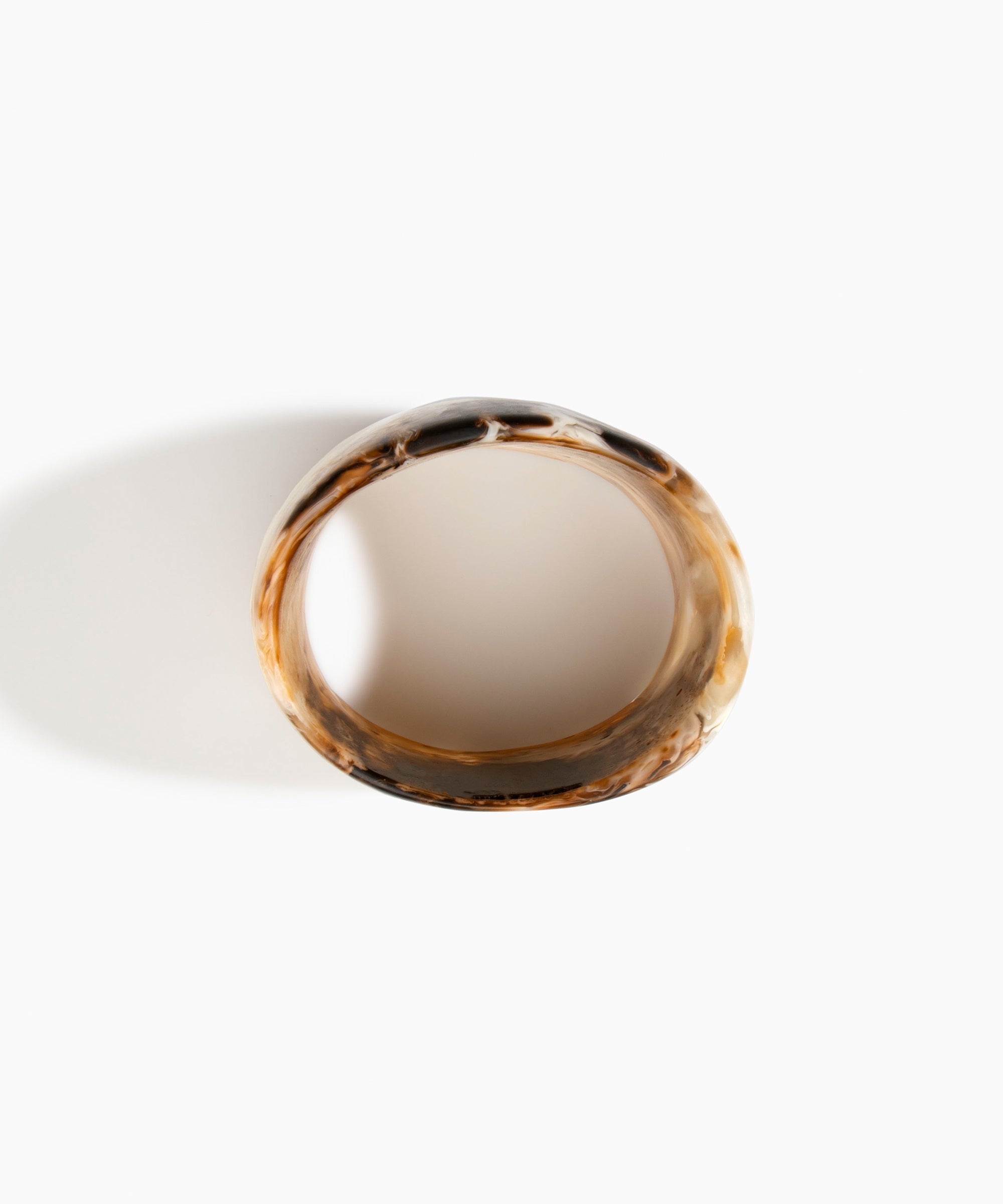 Extra Large Organic Oval Bangle