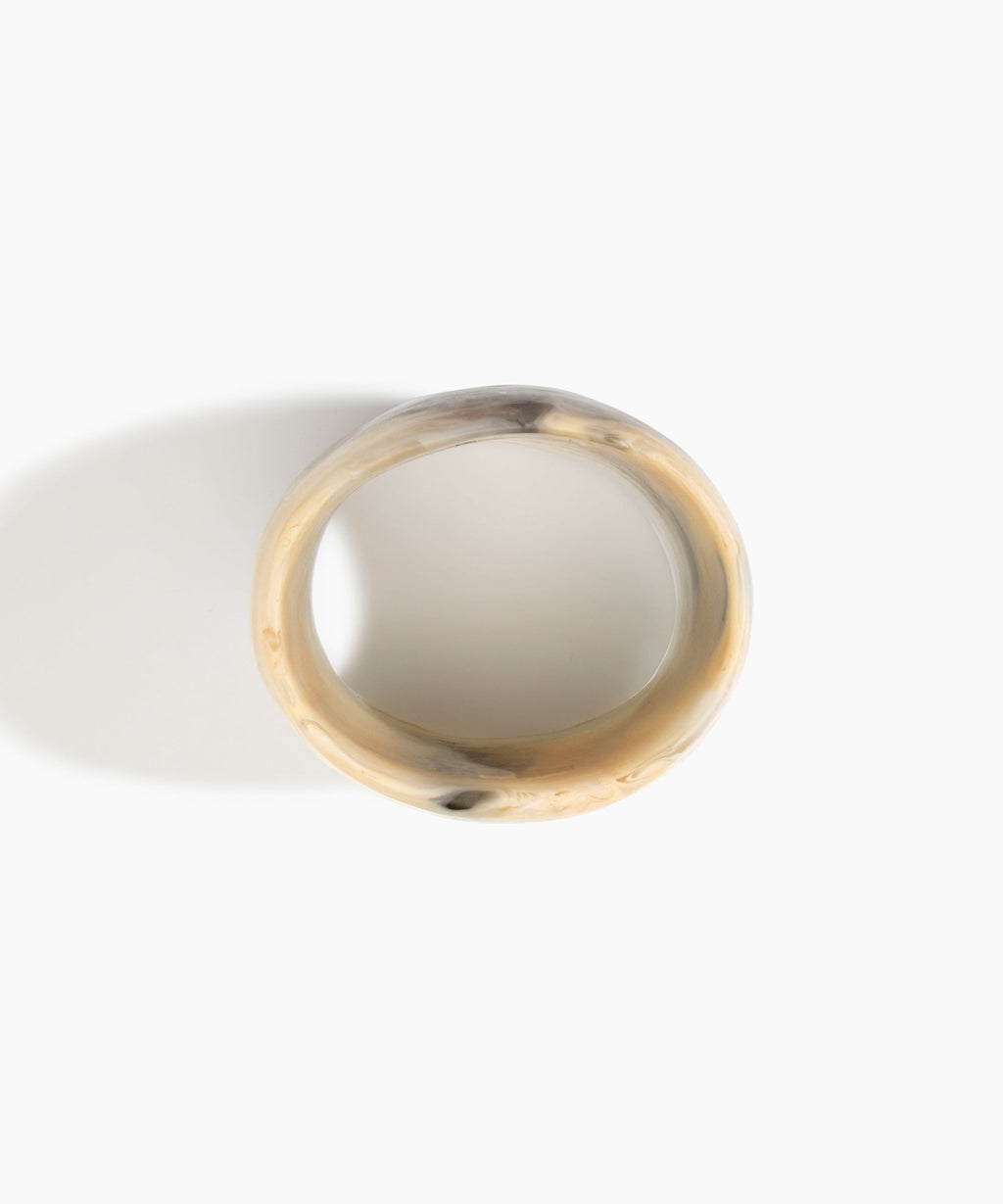 Extra Large Organic Oval Bangle