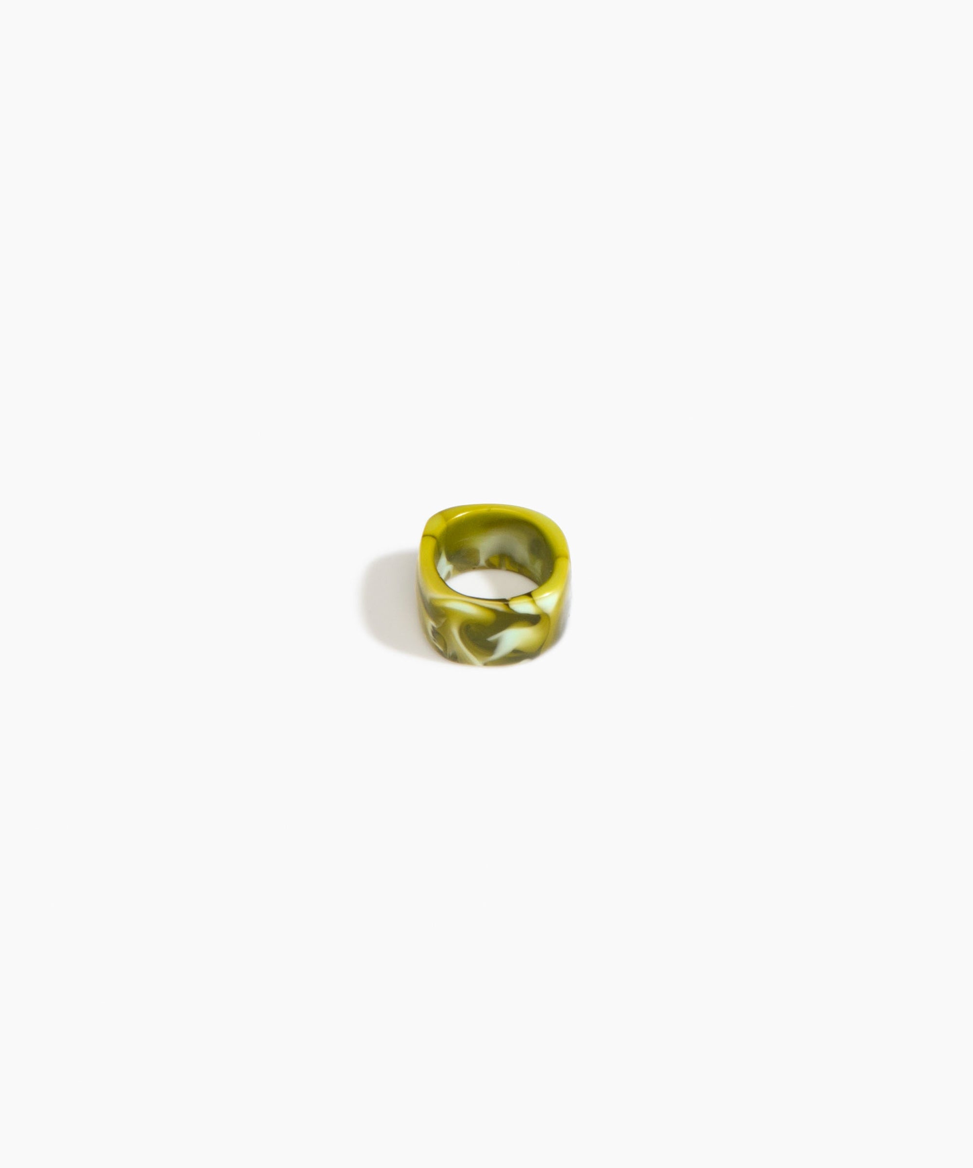 Polished Cube Ring