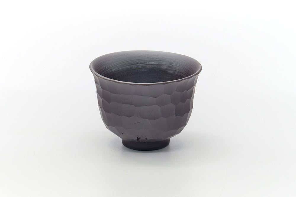 Japanese Teacup - Diamond Cut Banko Yunomi - 80ml