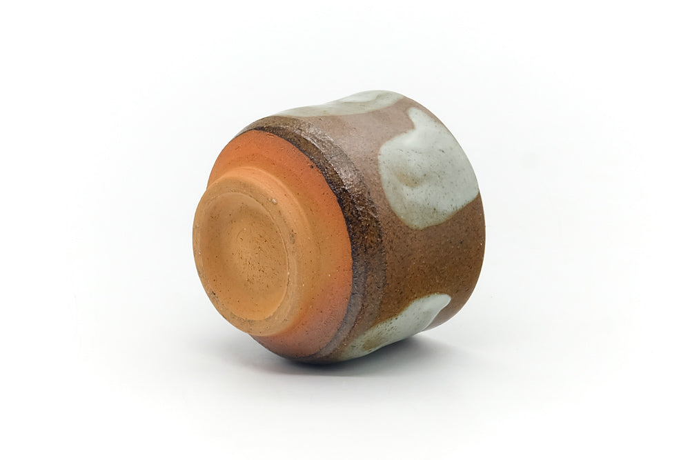 Japanese Teacup - Abstract Milky Brown Yunomi - 100ml
