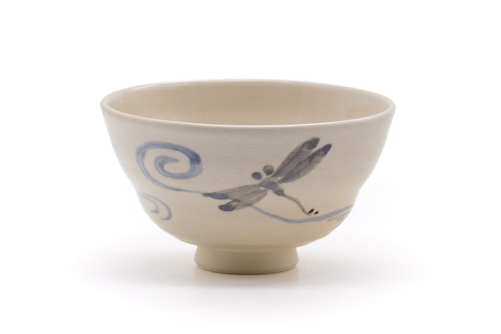 Japanese Matcha Bowl - Dragonfly Kyo Chawan - 300ml