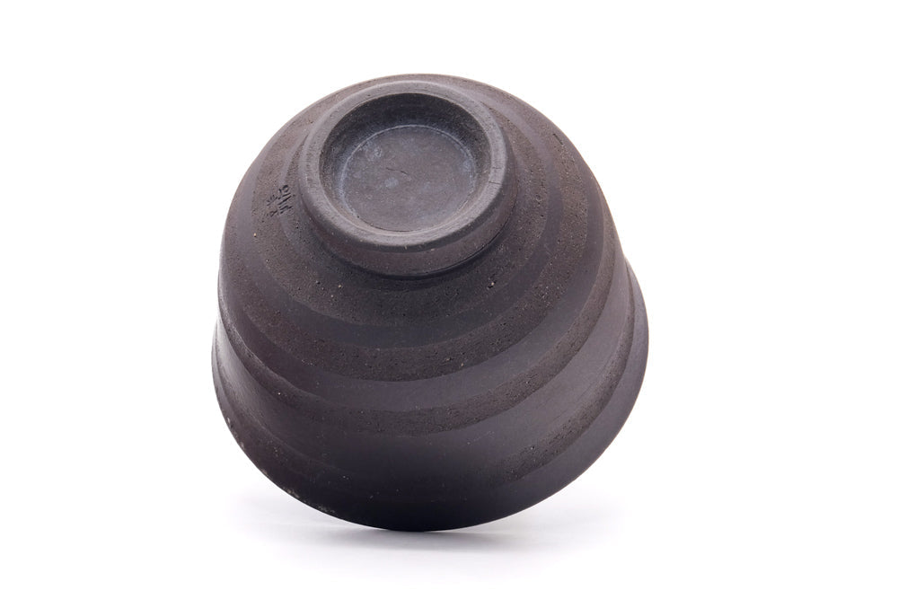 Japanese Matcha Bowl - Spiraling Stoneware Chawan - 450ml