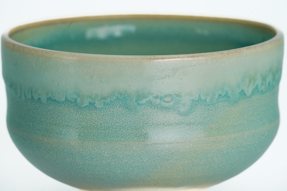 Turquoise Glazed Kiyomizu Chawan