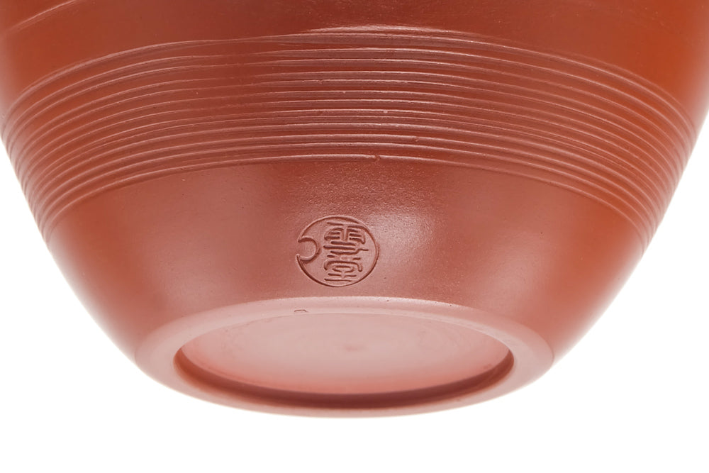 Japanese Katakuchi - Red Shudei Striped Water Cooler - 135ml