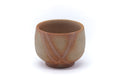 Japanese Teacup - Orange Hidasuki Bizen Guinomi - 50ml