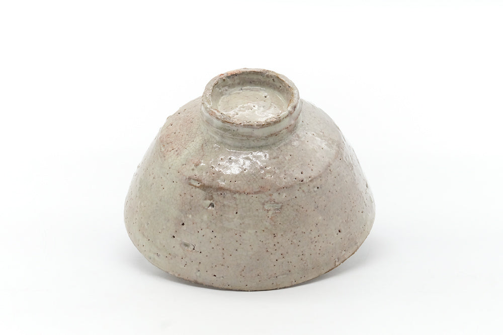 Japanese Matcha Bowl - Grey Hagi Ido-gata Chawan - 400ml