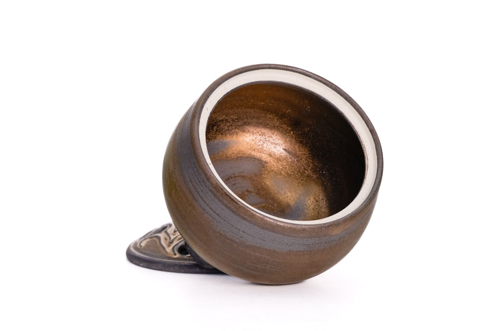 Kurokinsai Lidded Kōro - Incense Censer