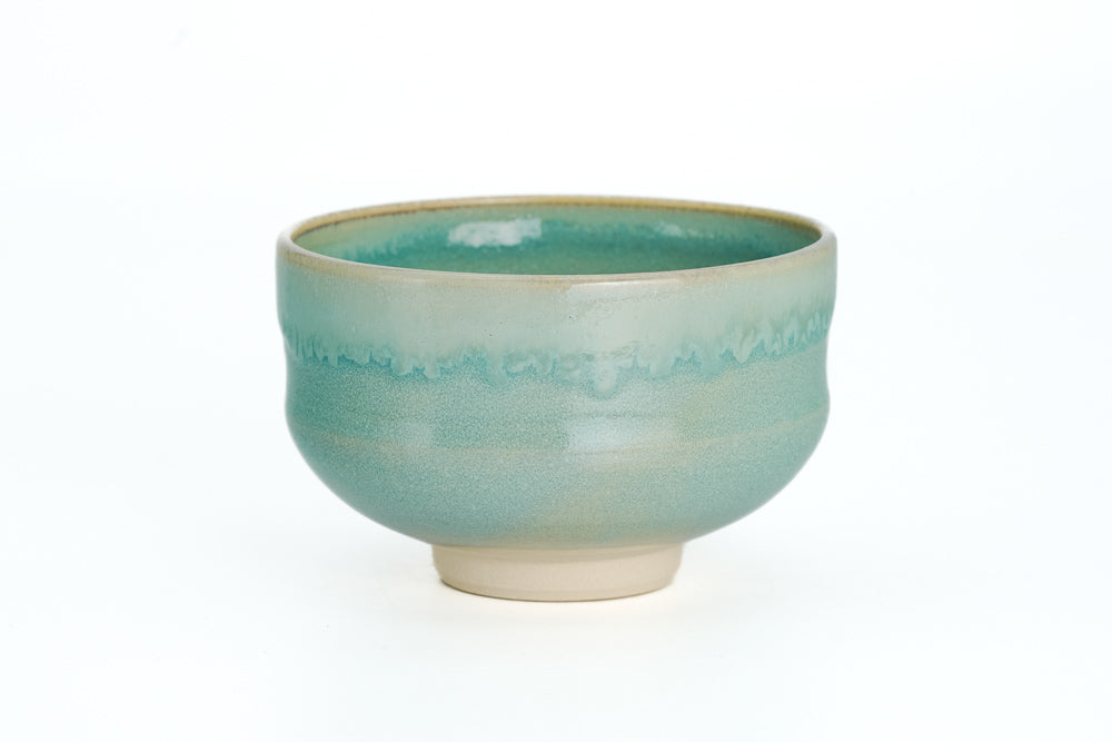 Turquoise Glazed Kiyomizu Chawan