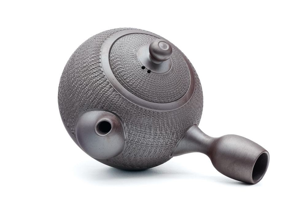 Round Shidei Tochiri Banko-yaki Teapot - 300ml
