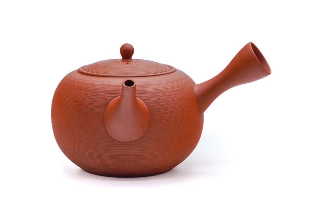 Enormous Red Shudei Tokoname Teapot - 900ml