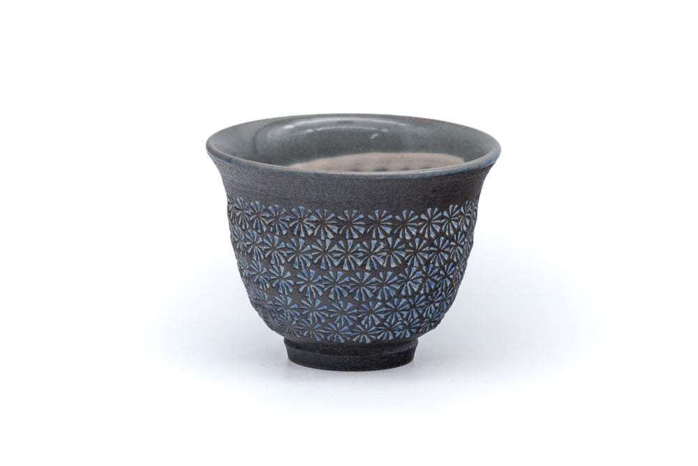Blue Ao-Mishima Yunomi - 60ml