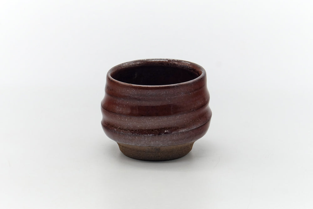 Japanese Teacup - Plump Spiraling Guinomi - 50ml
