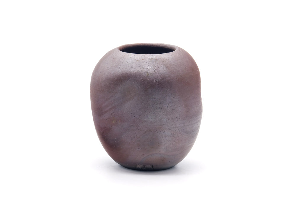 Japanese Hanaire - 尺米島焼 - Wood-Fired Bizen-yaki Vase