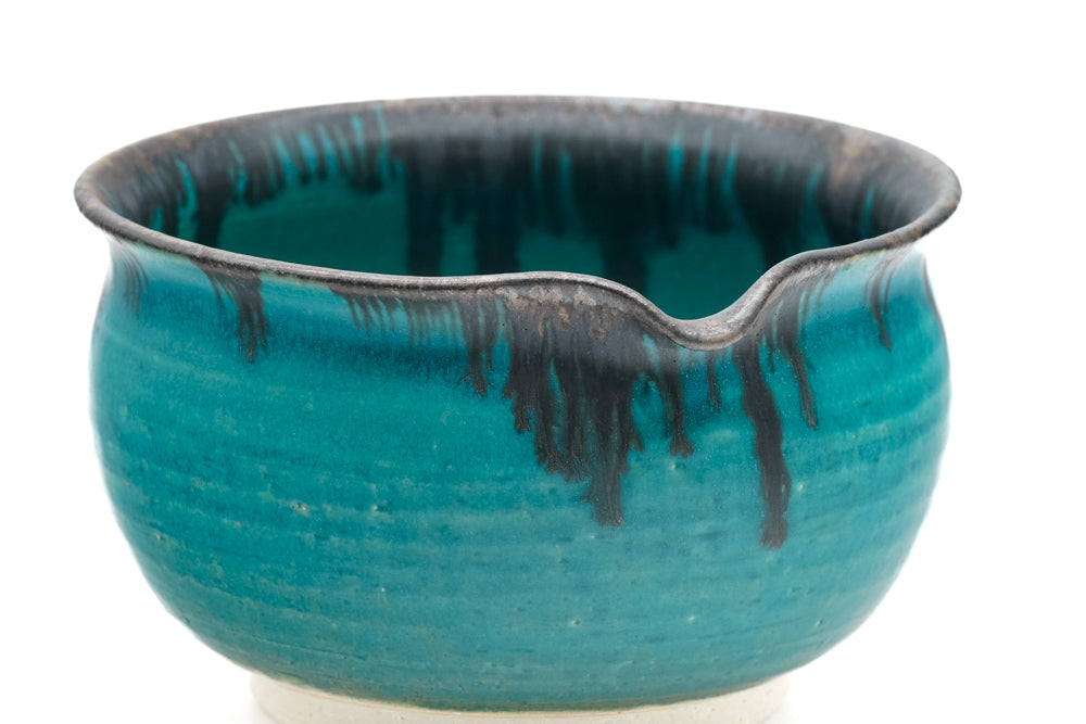 Turquoise Spouted Chawan