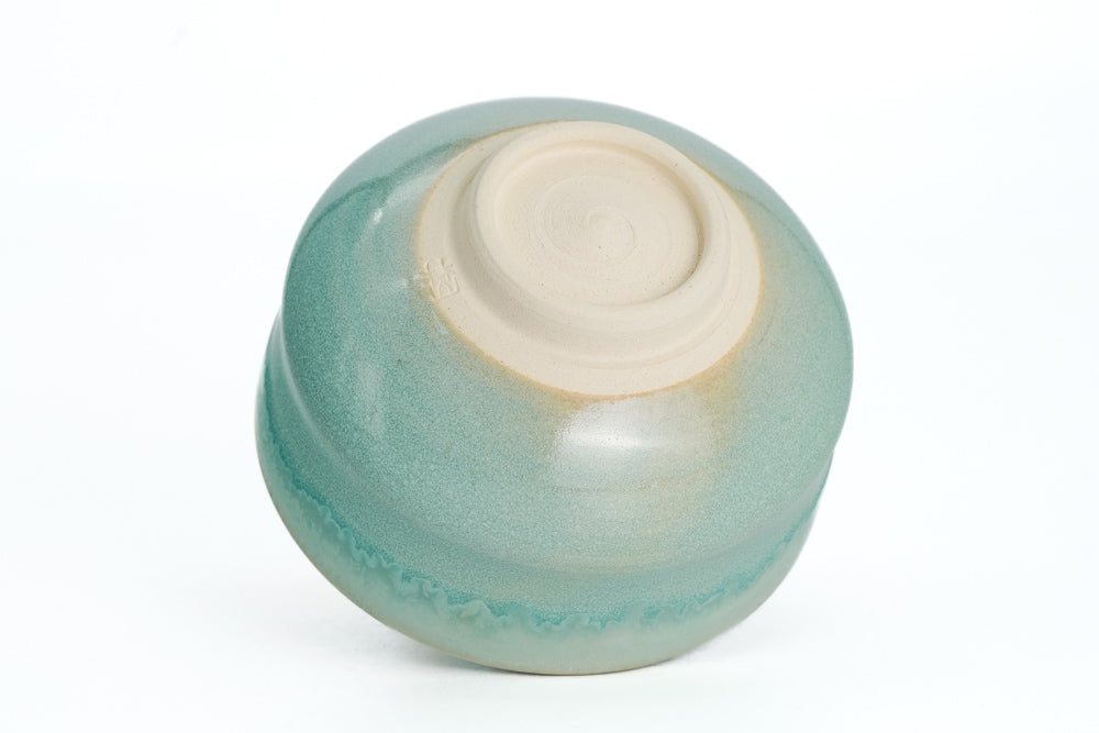 Turquoise Glazed Kiyomizu Chawan