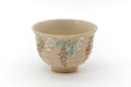 Japanese Matcha Bowl - Floral Hakeme Chawan