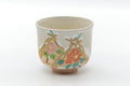 Japanese Matcha Bowl - Floral Handpainted Kiyomizu-yaki Winter Chawan - 400ml