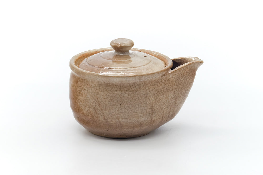 Japanese Hohin - Beige Hagi Handleless Teapot - 165ml