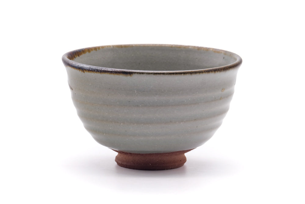 Japanese Matcha Bowl - Grey Karatsu-yaki Chawan - 420ml