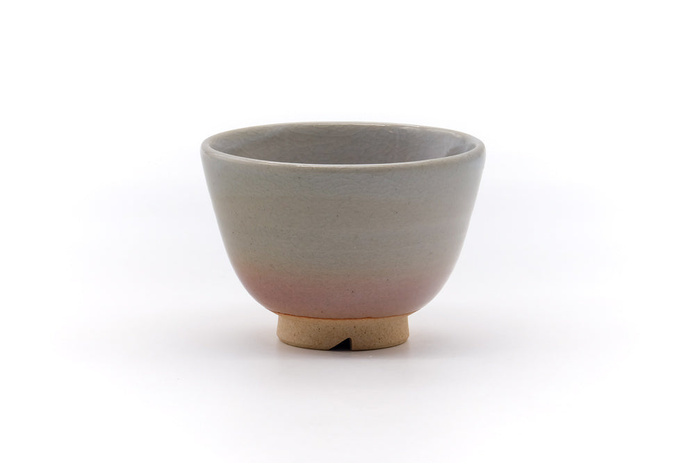 Japanese Teacup - Beige Pink Hagi Yunomi - 100ml