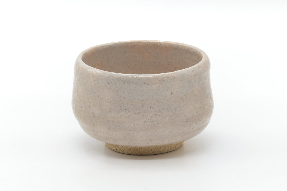 Japanese Matcha Bowl - Large Off-White Mino-yaki Chawan - 600ml