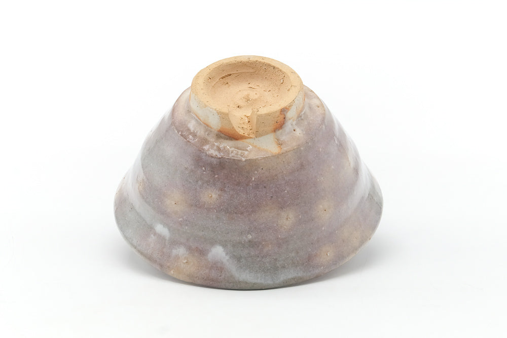 Japanese Matcha Bowl - Grey Pink Gohonte Hagi Chawan - 200ml