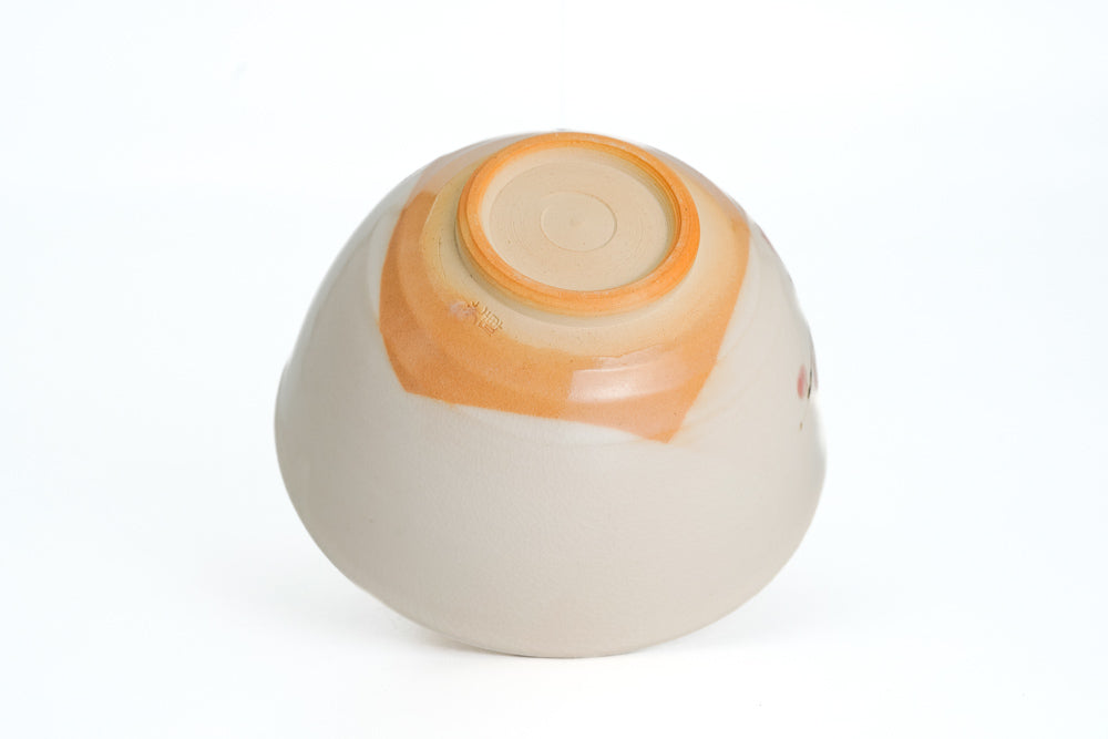 Plum Blossom Kyo-yaki Matcha Bowl