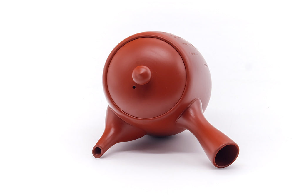 Japanese Kyusu - Calligraphy Engraved Tokoname Teapot - 350ml