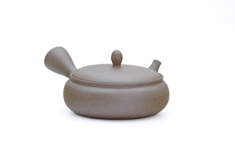 Yakishime Flat Tokoname Teapot  - 200ml