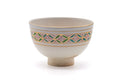 Japanese Matcha Bowl - 七宝 Shippō Striped Kyo Chawan - 400ml