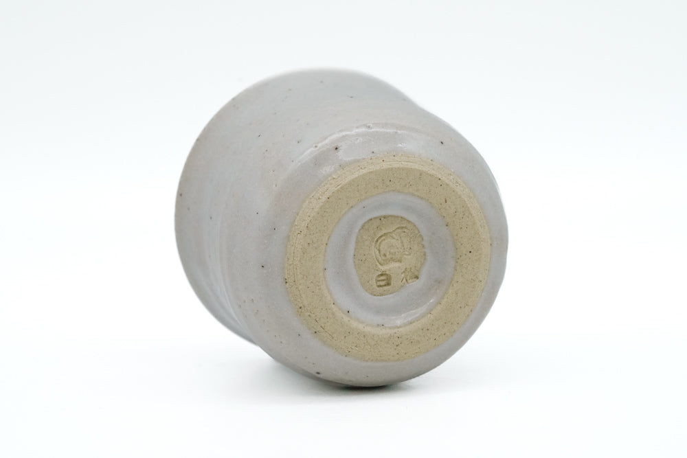 Japanese Teacup - White Mino-yaki Yunomi - 90ml