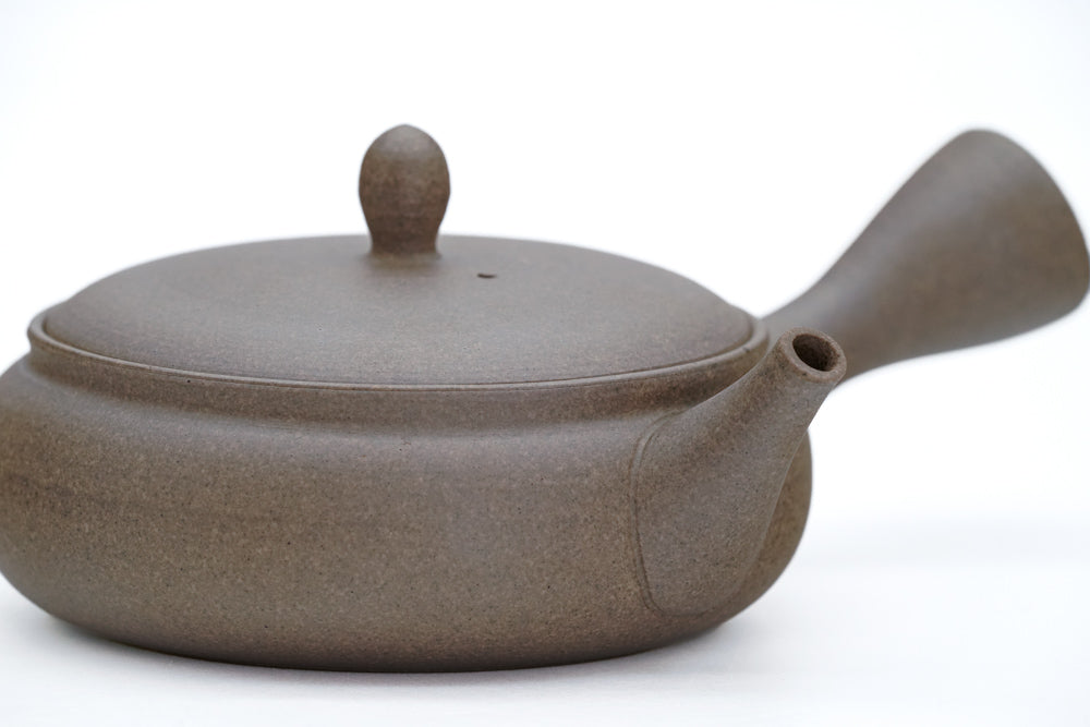 Yakishime Flat Tokoname Teapot  - 200ml