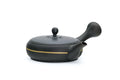 Gold Stripe Flat Tokoname Teapot - 175ml