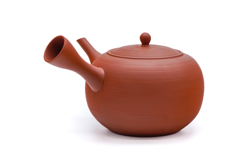 Enormous Red Shudei Tokoname Teapot - 900ml