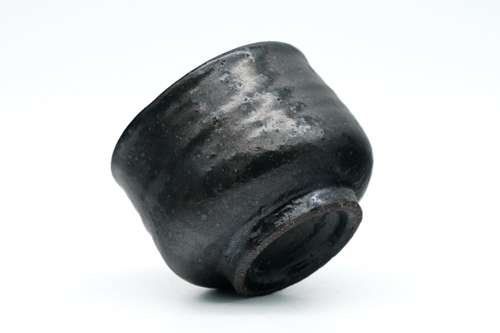 Matte Black Hantsutsu-gata Yunomi - 150ml