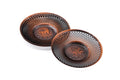 Japanese Chataku - Set of 4 Unique Metal Tea Saucers