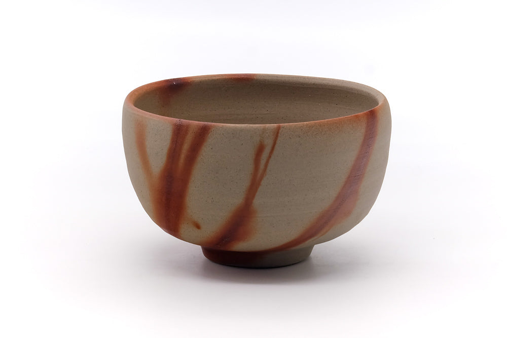 Japanese Matcha Bowl - Hidasuki Bizen Chawan - 500ml