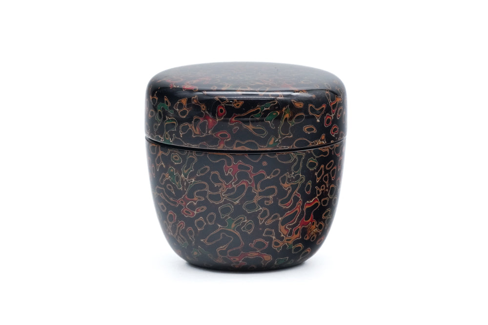 Kuro Kara-nuri Natsume - Black Lacquer Tea Caddy