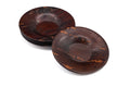 Japanese Chataku - Set of 5 Vintage Cherry Bark Tea Saucers