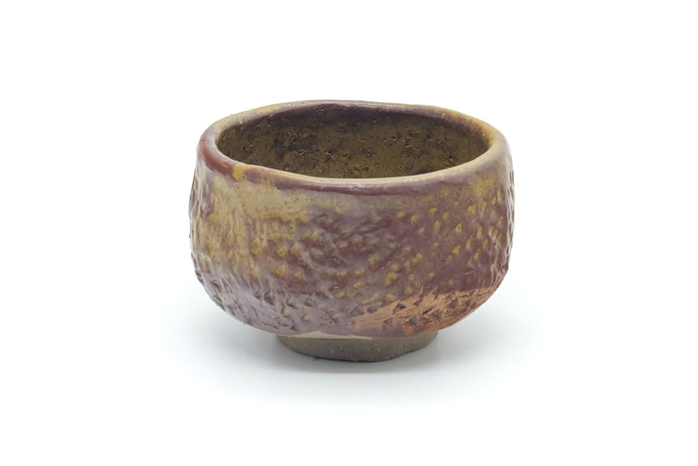 Japanese Teacup - Brown Wabi-sabi Yunomi - 90ml