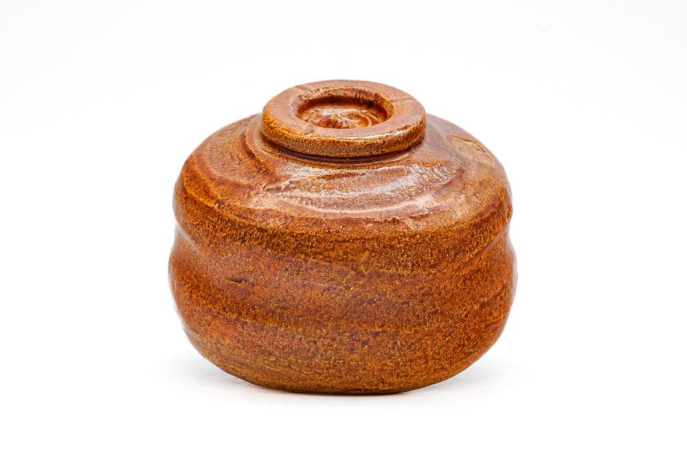 Japanese Matcha Bowl - Vintage Candy Glazed Raku-yaki Chawan