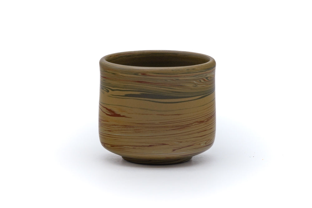 Japanese Teacup - Nerikomi Tokoname Yunomi - 80ml