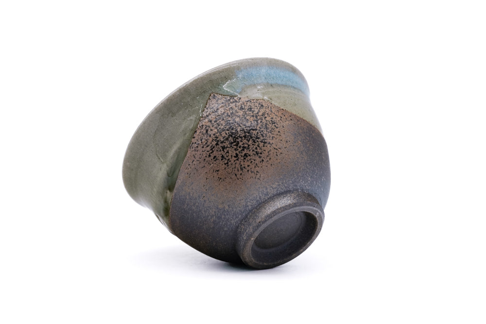 Blue Ash-Glazed Tokoname Teacup - 140ml