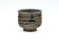 Japanese Teacup - Floral Green Spiraling Yunomi - 220ml