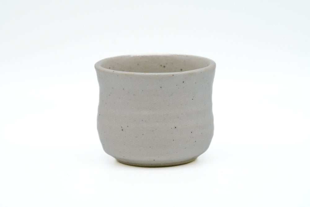 Japanese Teacup - White Mino-yaki Yunomi - 90ml