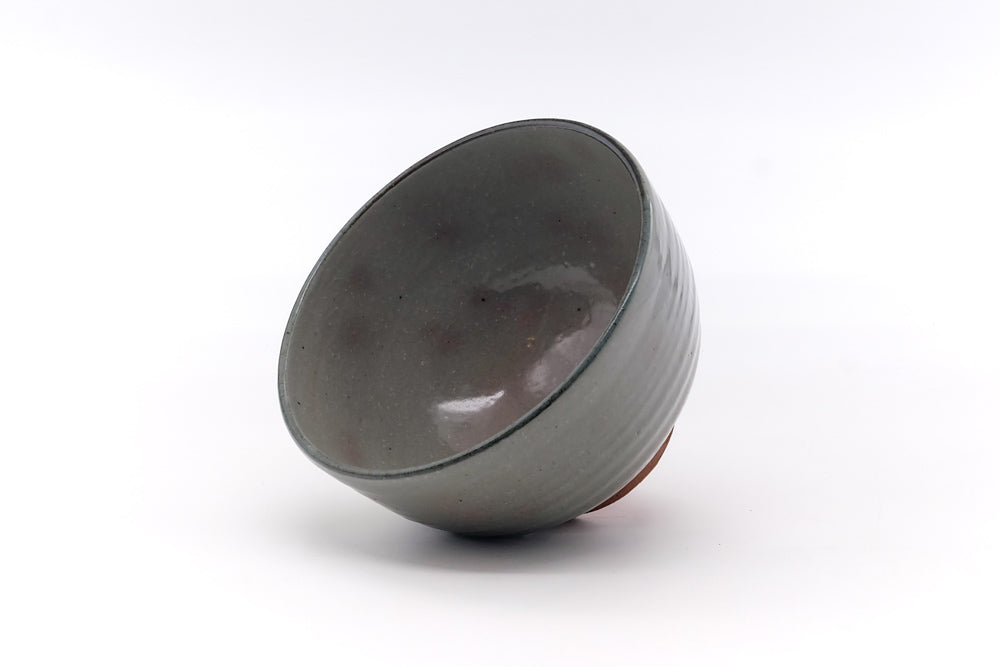 Japanese Matcha Bowl - Grey Gohonte Chawan - 450ml