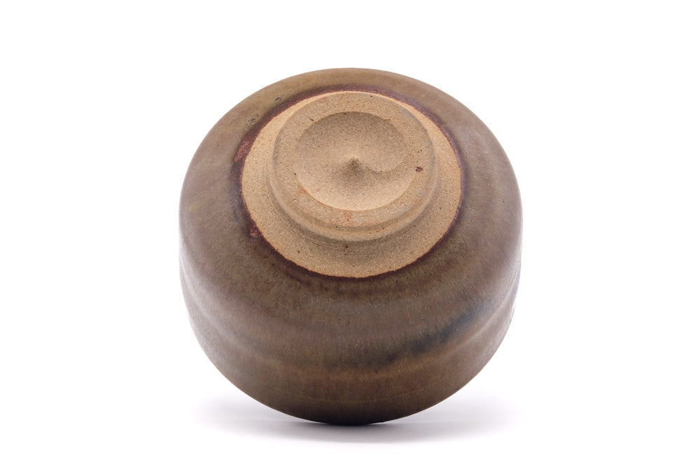 Japanese Matcha Bowl - Brown Black Mottled Chawan - 550ml